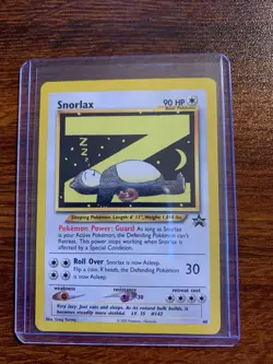 Pokemon TCG Snorlax WoTC Black Star Promo 49 NM/LP+ Card - Rare! - Image 1