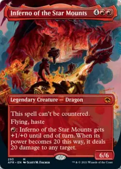 Inferno of the Star Mounts (Borderless) - Near Mint MTG - Image 1