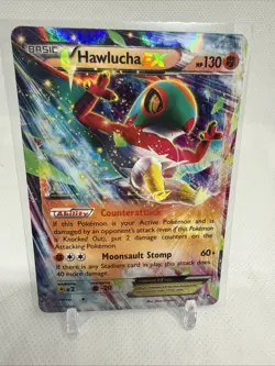 Pokemon TCG Hawlucha EX 64/111 XY-Furious Fists Holo Card - Image 1
