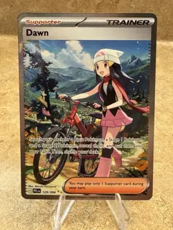 Pokemon Dawn 129/94 SIR 2025 TCG Phantasmal Flames English Card NM - Image 1
