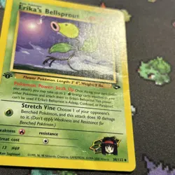 1st ED Erika’s Bellsprout 38/132 PL -Vintage Pokemon Card- Gym Challenge (8q) - Image 5