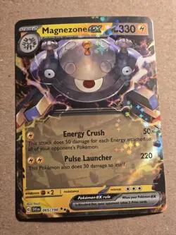 Pokemon TCG Magnezone EX Double Rare Holo Card 065/198 Scarlet & Violet - Image 1