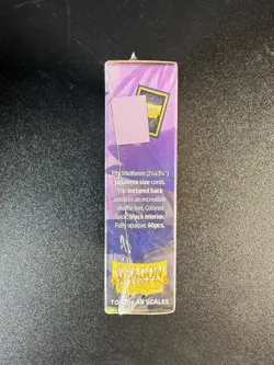 (60-Pk) Dragon Shield DUAL MATTE Card Sleeves Mini/Japanese Size - ORCHID Purple - Image 3