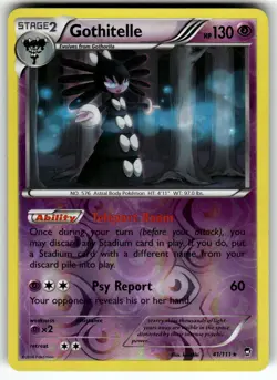 Gothitelle 41/111 XY - Furious Fists LP Pokemon Card TCG - Image 1