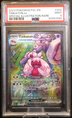 2023 Pokemon TCG Paldea Evolved #262 TINKATON ex S.I.R. PSA 9 - Image 1