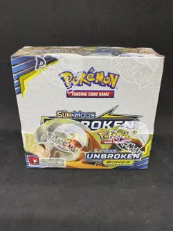 Pokemon Sun & Moon: Unbroken Bonds Booster Box - English Mint With Acrylic Case - Image 2