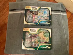 POKEMON TCG GLACEON & LEAFEON VSTAR Special Collection Box brand new - Image 1