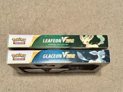 Pokemon Leafeon Glaceon VStar Special Collection SEALED Evolving Skies Fusion - Image 3