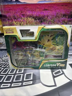 Pokemon TCG Leafeon VStar Special Collection Box (Factory Sealed) - Image 1