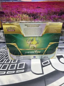 Pokemon TCG Leafeon VStar Special Collection Box (Factory Sealed) - Image 2