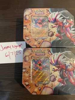 Pokemon TCG Scarlet & Violet Koraidon EX Tin ( Factory Sealed ) DESCRIPTION - Image 1