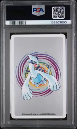2000 POKEMON SILVER VERSION PLAYING CARDS ACE OF HEARTS #155 CYNDAQUIL PSA 10 - Image 2
