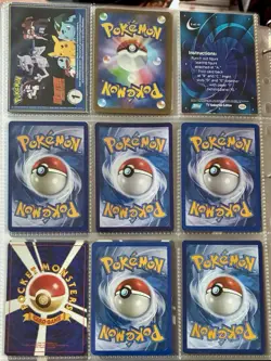 Vintage Pokemon Card Collection - No Binder Lot 5 Pages - Holo - Modern LP/NM - Image 2