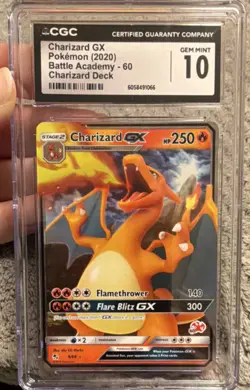 Pokemon | Charizard GX | CGC Gem Mint 10 | Hidden Fates | Ultra Rare Holo Card - Image 1