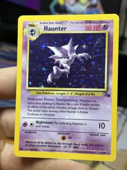 Haunter 6/62 Magneton 11/62 Fossil 1999 Holo Vintage Pokemon Card Lot WOTC - Image 3