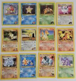 Gym Challenge Neo Genesis Team rocket Huge Vintage Pokemon Card Lot 35 Cards- NM - Image 1