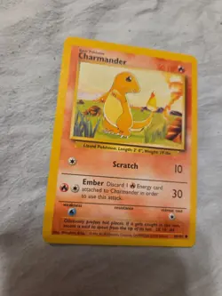 Charmander Pokemon Card 46/102 Original 1999 Base Set Not Graded - Image 1