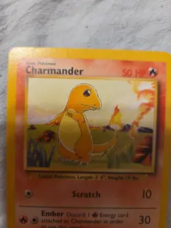 Charmander Pokemon Card 46/102 Original 1999 Base Set Not Graded - Image 2