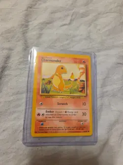 Charmander Pokemon Card 46/102 Original 1999 Base Set Not Graded - Image 5