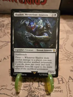 MTG Shadow, Mysterious Assassin Commander: FINAL FANTASY Regular Rare NM - Image 1