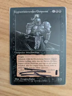 MtG German FBB Revised *Hypnotic Specter*, Artist Signed *Old School* - Image 3