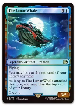 The Lunar Whale #60 (Foil) (NM) Final Fantasy FIN Magic MTG - Image 1