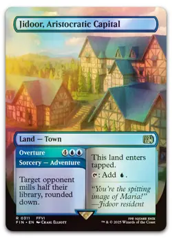 Jidoor, Aristocratic Capital (Borderless) #311 (Foil) NM Final Fantasy Magic MTG - Image 1