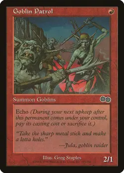Urza's Saga Goblin Patrol MTG Magic the Gathering NM - Image 1