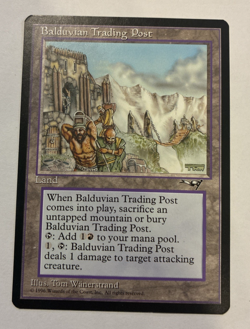 Balduvian Trading Post Alliances Magic the Gathering 1996 NM - Image 1