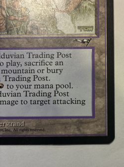 Balduvian Trading Post Alliances Magic the Gathering 1996 NM - Image 3