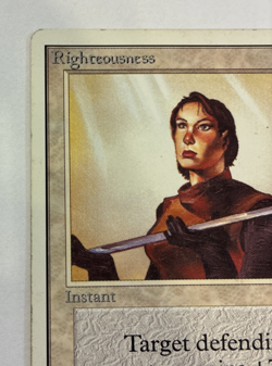 Righteousness - HP - Unlimited Edition (2ED) Magic the Gathering 1993 Rare - Image 5