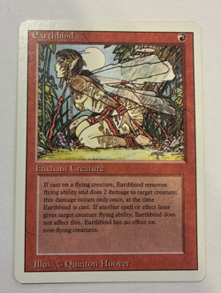 Eartthbind Revised Edition (3ED) Magic the Gathering 1994 common LP - Image 1