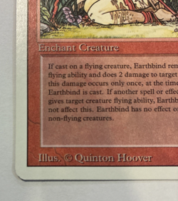 Eartthbind Revised Edition (3ED) Magic the Gathering 1994 common LP - Image 2