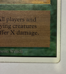 Hurricane Unlimited Edition (2ED) Magic the Gathering 1993 Uncommon MP - Image 3