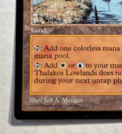 Thalakos Lowlands - NM - Mgic the Gathering Tempest TMP #328 1997 - Image 2