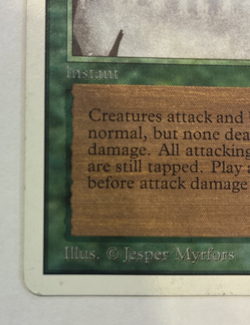 Fog - LP - Magic the Gathering Unlimited Edition 1993 WotC - Image 2