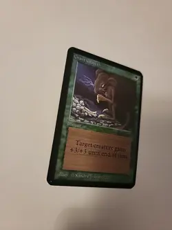 Magic The Gathering Alpha Set Giant Growth - See Photos - OC3015 - Image 3