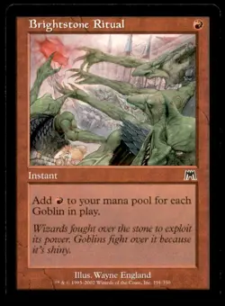 Brightstone Ritual Onslaught Light Play MTG Magic the Gathering - Image 1