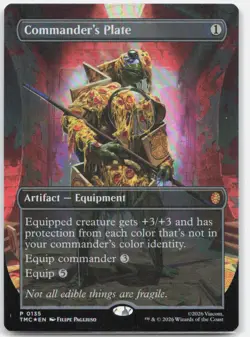 Commander's Plate (Borderless) *Foil* TMC 135 NM - Image 1