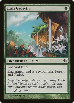 Lush Growth (foil) - Shards of Alara (ALA) - Image 1