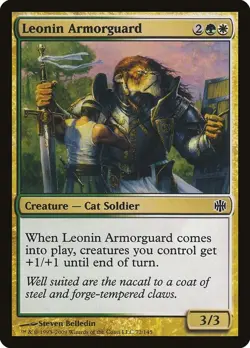Leonin Armorguard (foil) - Alara Reborn (ARB) - Image 1