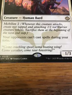 Voice of Victory NM Rare MTG Tarkir: Dragonstorm [TDM] White Bard Regular - Image 5