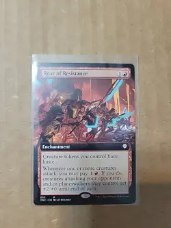 Roar of Resistance - EXTENDED ART MTG Commander Phyrexia: All Will Be One (ONC) - Image 1