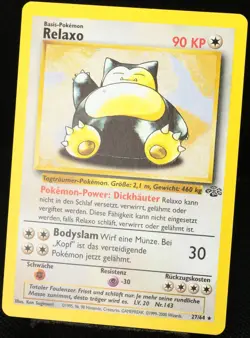 Pokemon TCG Relaxo JU 27/64 Rare Dschungel [NM-MINT] Snorlax Jungle 1999 German - Image 3