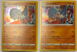 2 Pokemon TCG Black Star Promo - Cranidos - Holo - SWSH274 - NM - Image 1