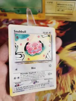 Pokemon Karte Card Snubull Neo Genesis Deutsch German Vintage Wotc Sunfaded - Image 2