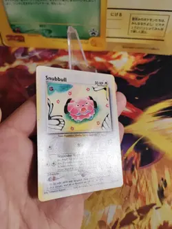 Pokemon Karte Card Snubull Neo Genesis Deutsch German Vintage Wotc Sunfaded - Image 5