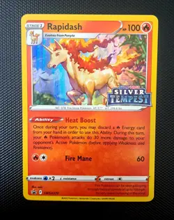 Rapidash -Prerelease SWSH270 SWSH: Sword Shield Pokemon Promo Card Holo STAMPED - Image 2
