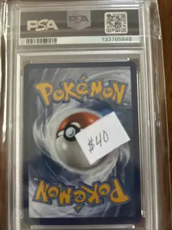 2022 Pokemon SWSH Gengar Holo Trick or Trade Card PSA 8 #57 - Image 2
