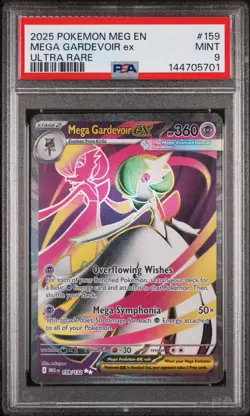 Pokemon Mega Gardevoir EX 159/132 Ultra Rare Mint PSA 9 - Image 1